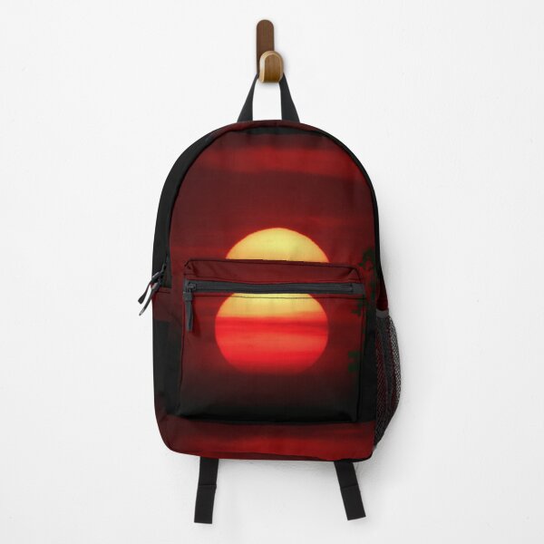 Item preview, Red sunset on the hill designed and sold by AdioraStore.