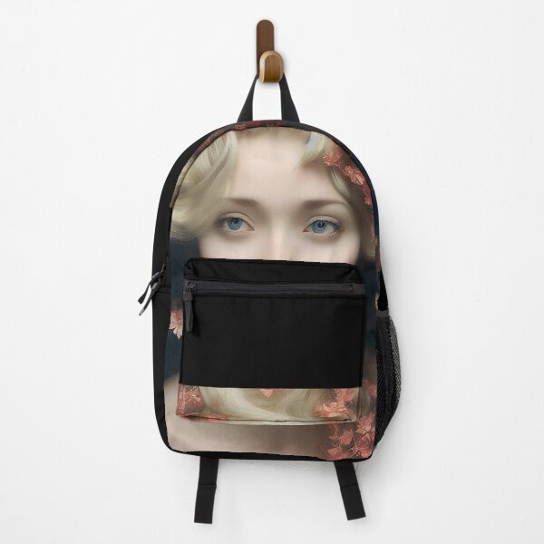 Item preview, Retro Portrait of a Woman with Flowers designed and sold by Juliascutecornr.