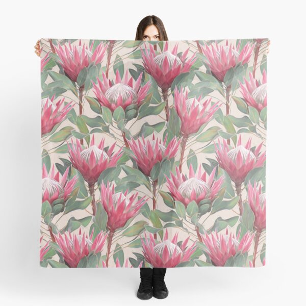 Item preview, Painted King Proteas on Cream  designed and sold by micklyn.