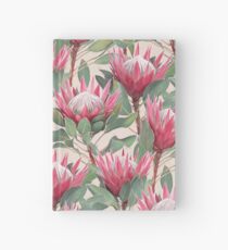Painted King Proteas on Cream Hardcover Journal