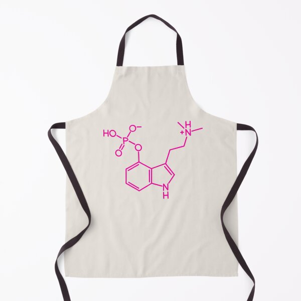 Item preview, Hot pink psilocybin molecule on neutral designed and sold by saint-shores.