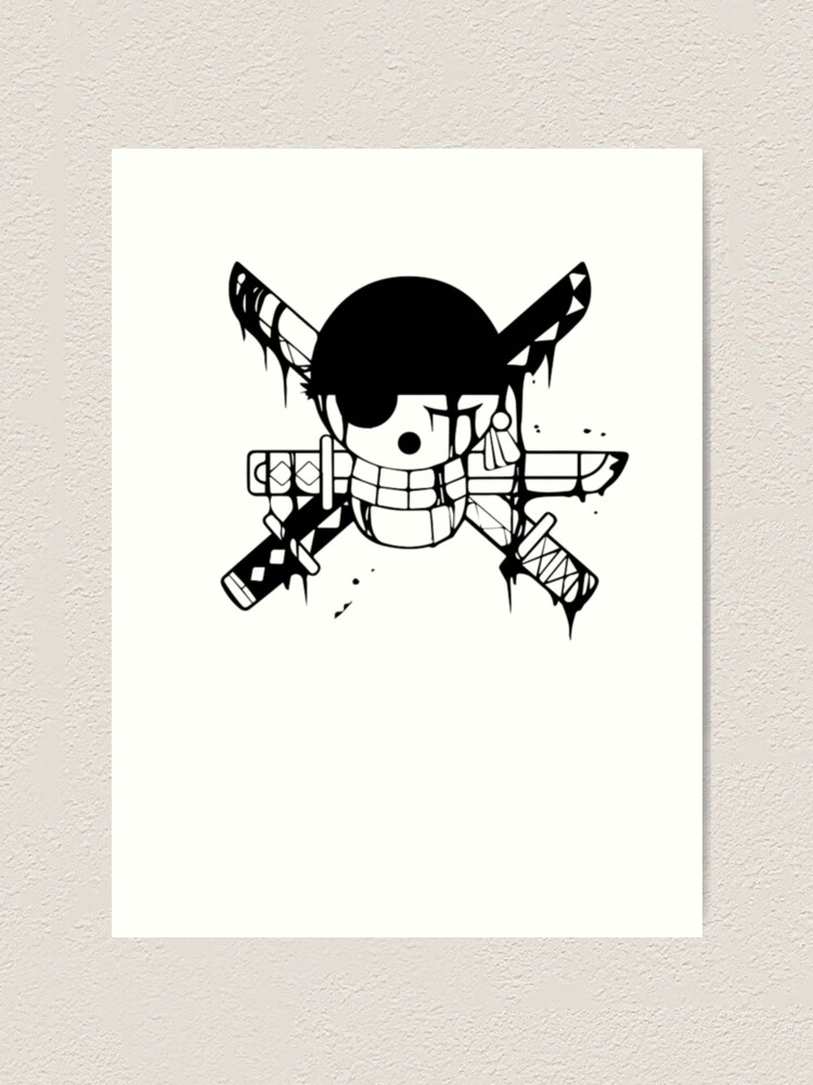 Roronoa Zoro Pirate Hunter Flag Sticker for Sale by OtakuToys