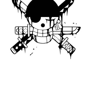 Bandeira de Pirata Zoro - pixelstickers