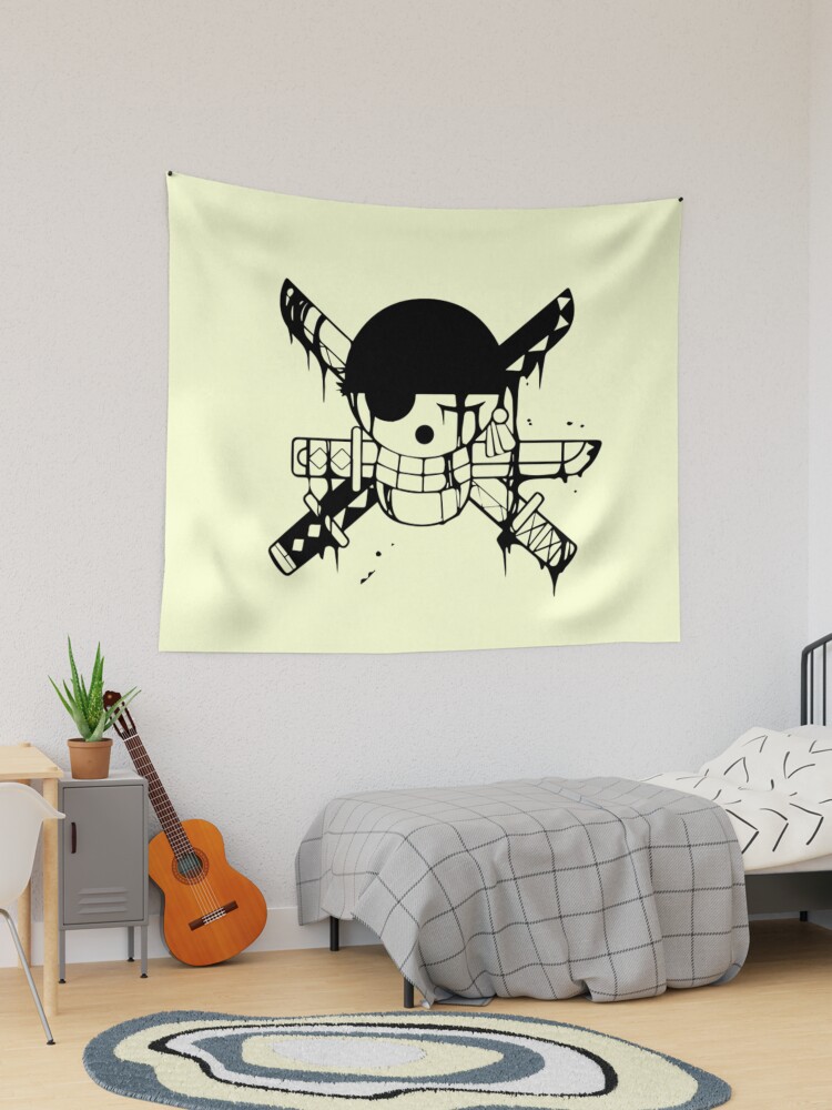 Roronoa Zoro Pirate Hunter Flag Sticker for Sale by OtakuToys