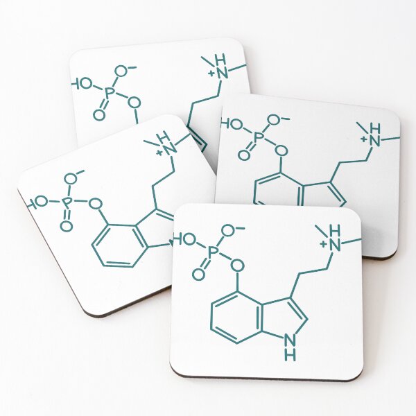 Item preview, deep blue green psilocybin molecule designed and sold by saint-shores.