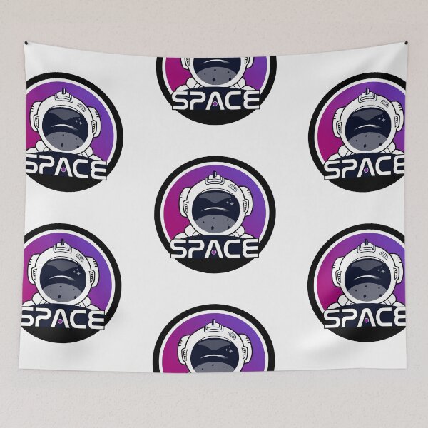 Item preview, Astronaut in space purple tones designed and sold by lonelyPrinter.