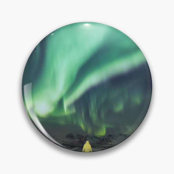 Item preview, Hombre en la carretera bajo la aurora boreal designed and sold by paediil.