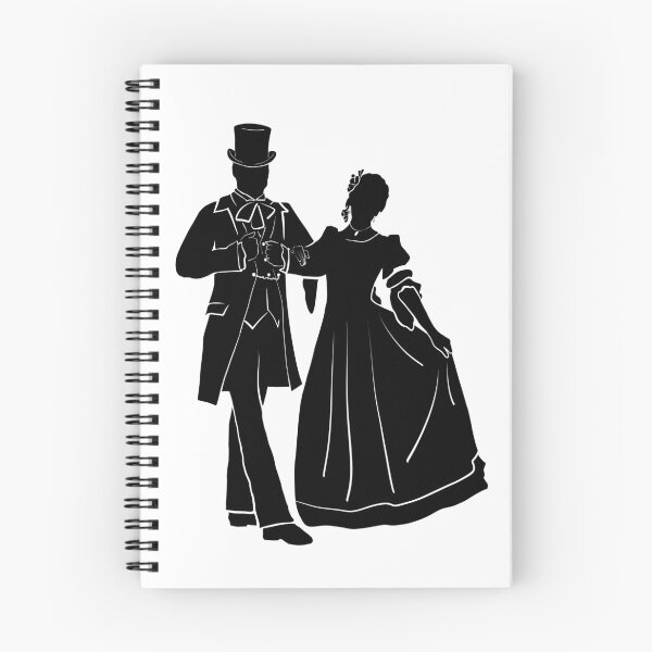 Item preview, The Nutcracker Party Parents Silhouette designed and sold by Claudia McBain.