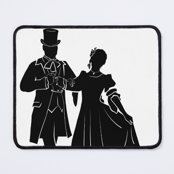 Item preview, The Nutcracker Party Parents Silhouette designed and sold by Claudia McBain.