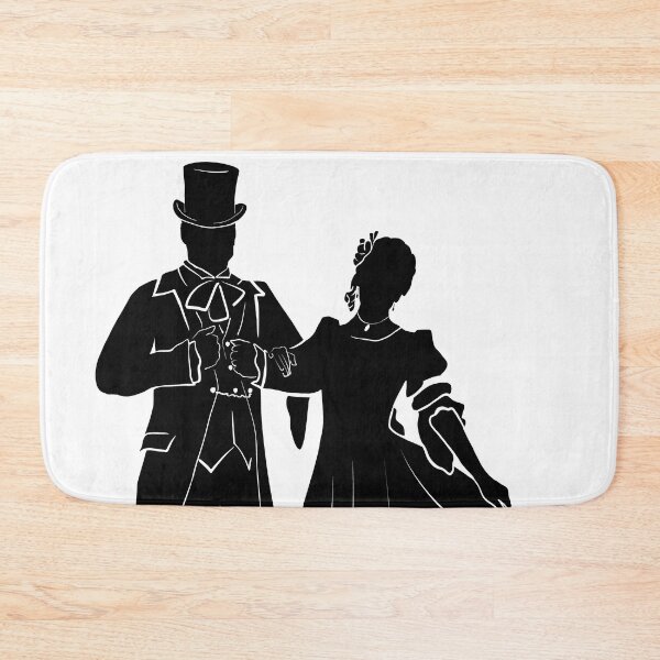 Item preview, The Nutcracker Party Parents Silhouette designed and sold by Claudia McBain.