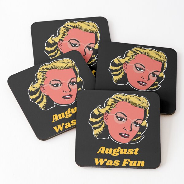 Item preview, 'August was fun' Pinup Girl - Retro Design for T-shirts, mugs, phone cases and other accessories  designed and sold by Ridiculam Toga.