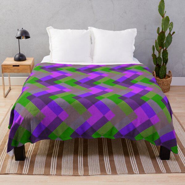 Item preview, 'Zagga' - in shades of Purple, Violet, Lavender, Green and Taupe designed and sold by sleepingdogprod.