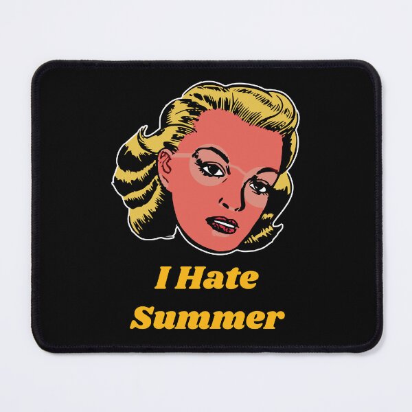 Item preview, 'I Hate Summer' Pinup Girl - Retro Design for T-shirts, mugs, phone cases and other accessories designed and sold by Ridiculam Toga.