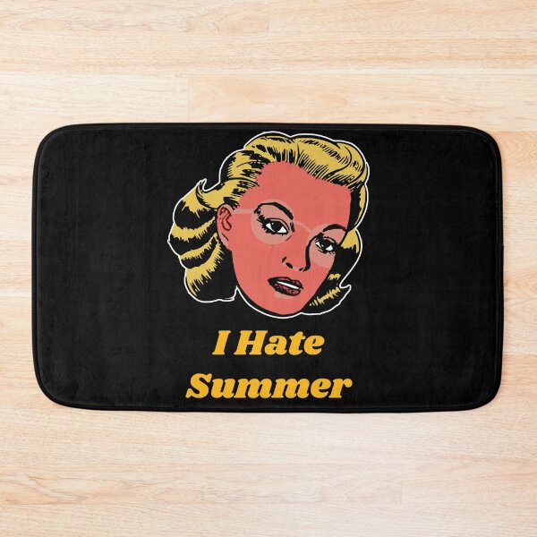 Item preview, 'I Hate Summer' Pinup Girl - Retro Design for T-shirts, mugs, phone cases and other accessories designed and sold by Ridiculam Toga.