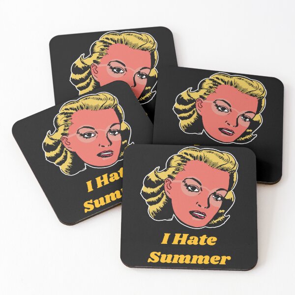Item preview, 'I Hate Summer' Pinup Girl - Retro Design for T-shirts, mugs, phone cases and other accessories designed and sold by Ridiculam Toga.
