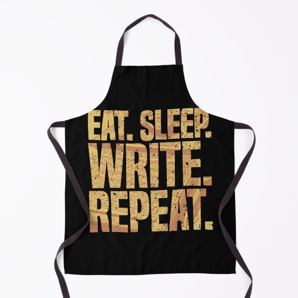 Item preview, Eat Sleep Write Repeat Funny Author Writer Distressed designed and sold by udesignstudio.