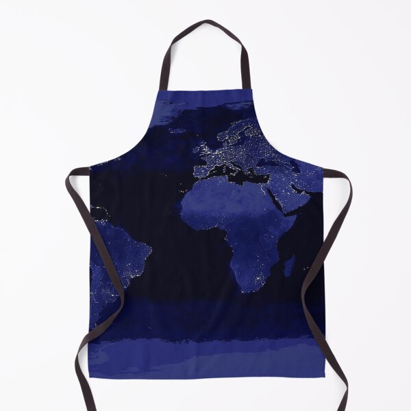 Item preview, Map of Earth at Night.... Continental Lights designed and sold by WanderingLife.