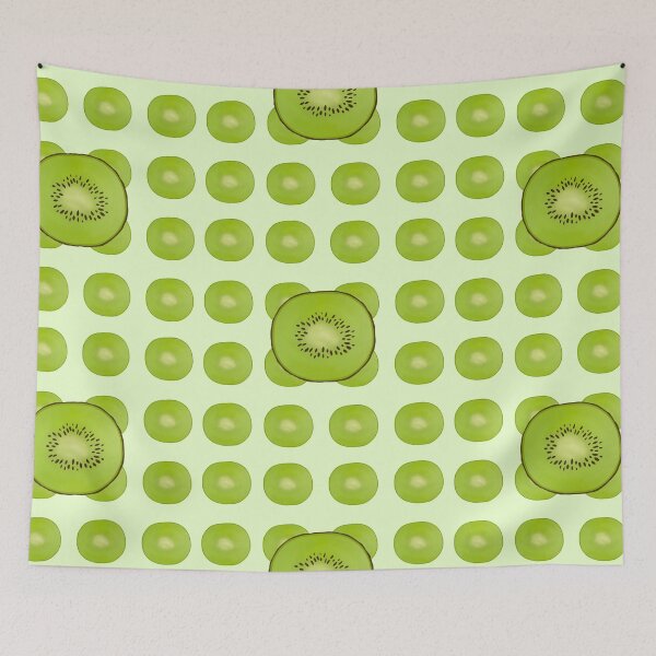 Item preview, Cute Kiwi Pattern with Big Kiwi designed and sold by TheFoxyWolfShop.