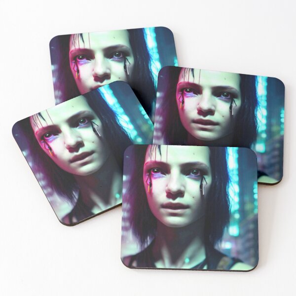 Item preview, CYBER GIRL (Portrait) #002 (FRAMED) designed and sold by RICK-TURNER.