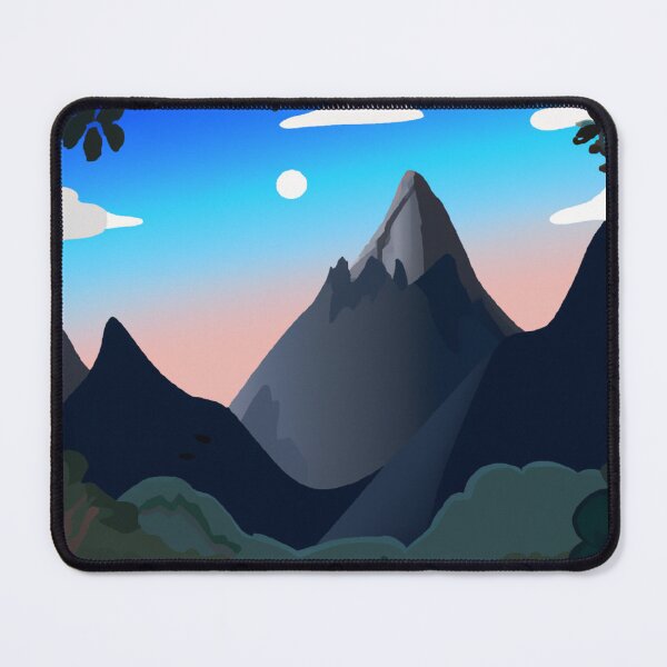 Item preview, Vista a la montaña al atardecer designed and sold by EggheadK8.