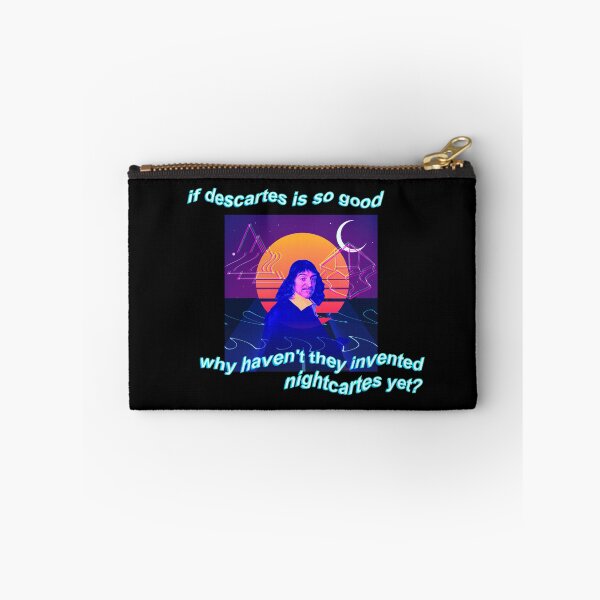 Item preview, Vaporwave Descartes — The Vaporwave Philosophers designed and sold by sylphixel.