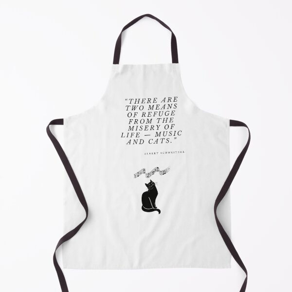 Item preview,  Quote There are two means of refuge from the misery of life - music and cats designed and sold by Kattcatty.