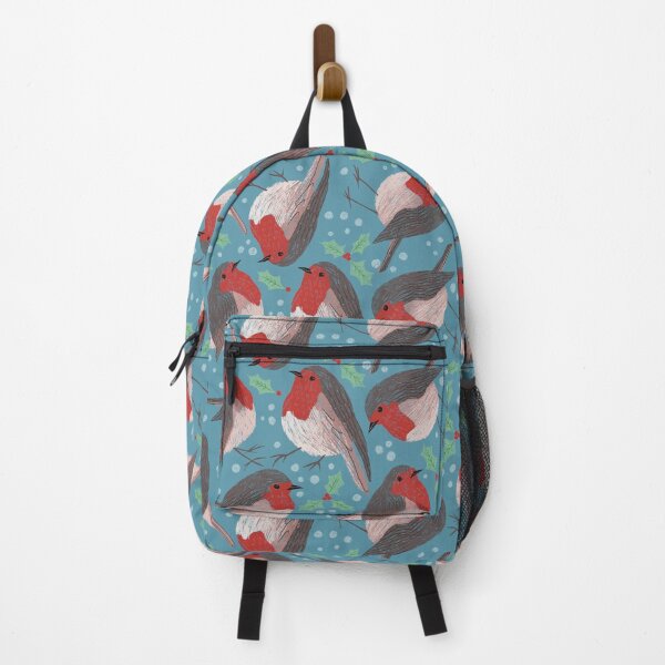 Item preview, Robins-Christmas-blue-winter designed and sold by Kimmygowland.