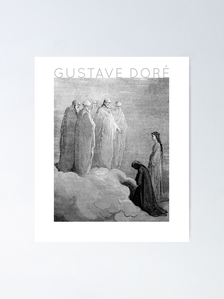 Gustave dore dante inferno arte impressão poster grandes para