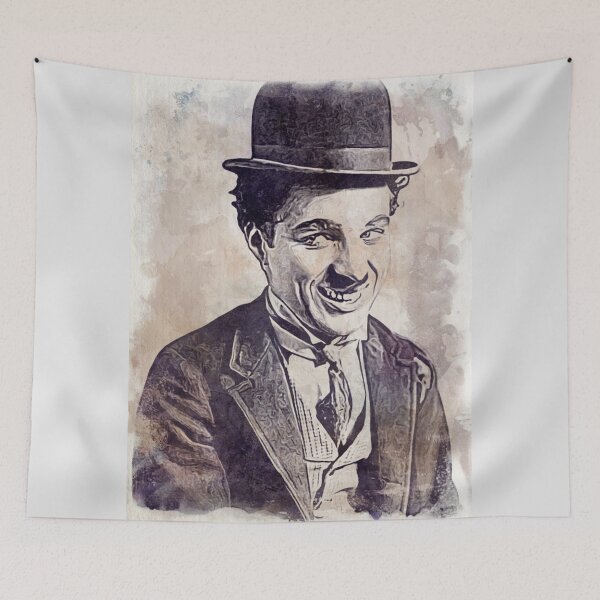 Item preview, Chaplin Art - watercolor vintage - D1 designed and sold by DecoVintage.