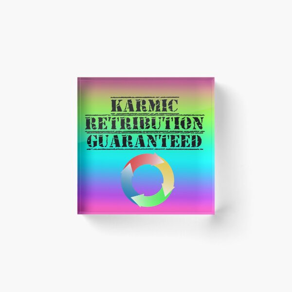 Item preview, Karmic Retribution Guaranteed (Passive) designed and sold by Discordant Dreams Art.