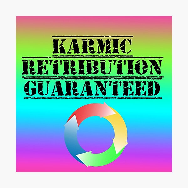 Item preview, Karmic Retribution Guaranteed (Passive) designed and sold by Natfigcreates.