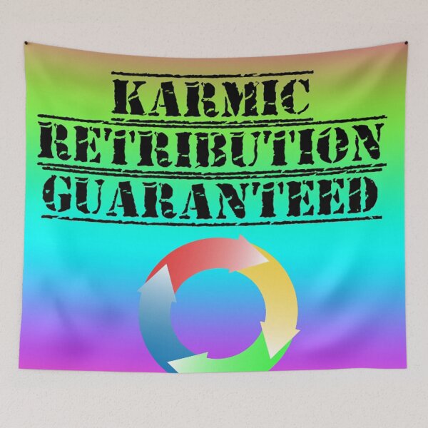 Item preview, Karmic Retribution Guaranteed (Passive) designed and sold by Discordant Dreams Art.