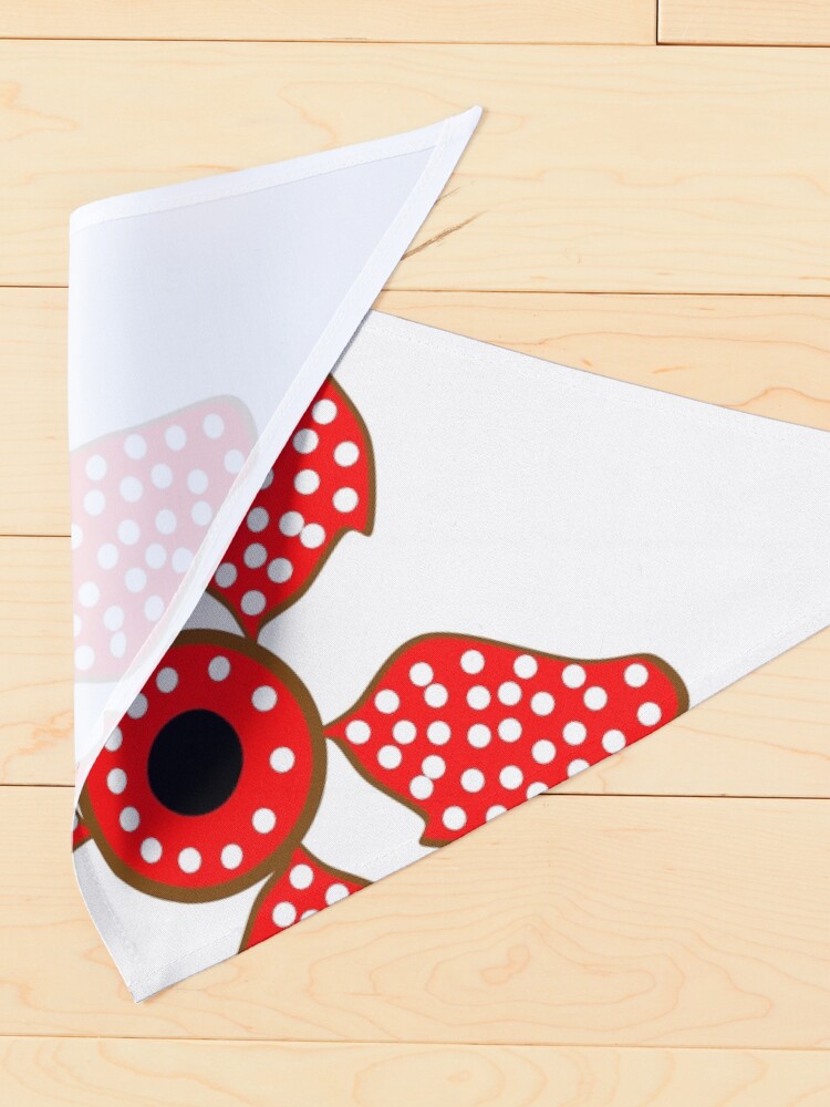 Thumbnail 4 of 6, Pet Bandana, Creepy Toothy Demogorgon Face designed and sold by Dog-Lover45.
