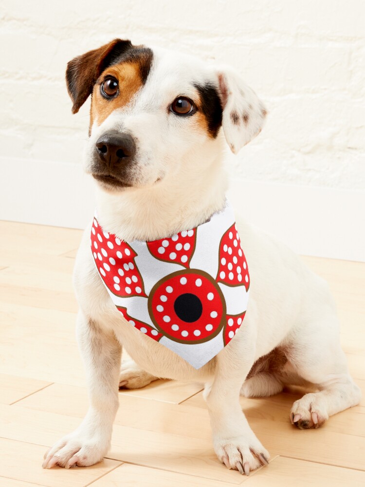 Thumbnail 1 of 6, Pet Bandana, Creepy Toothy Demogorgon Face designed and sold by Dog-Lover45.