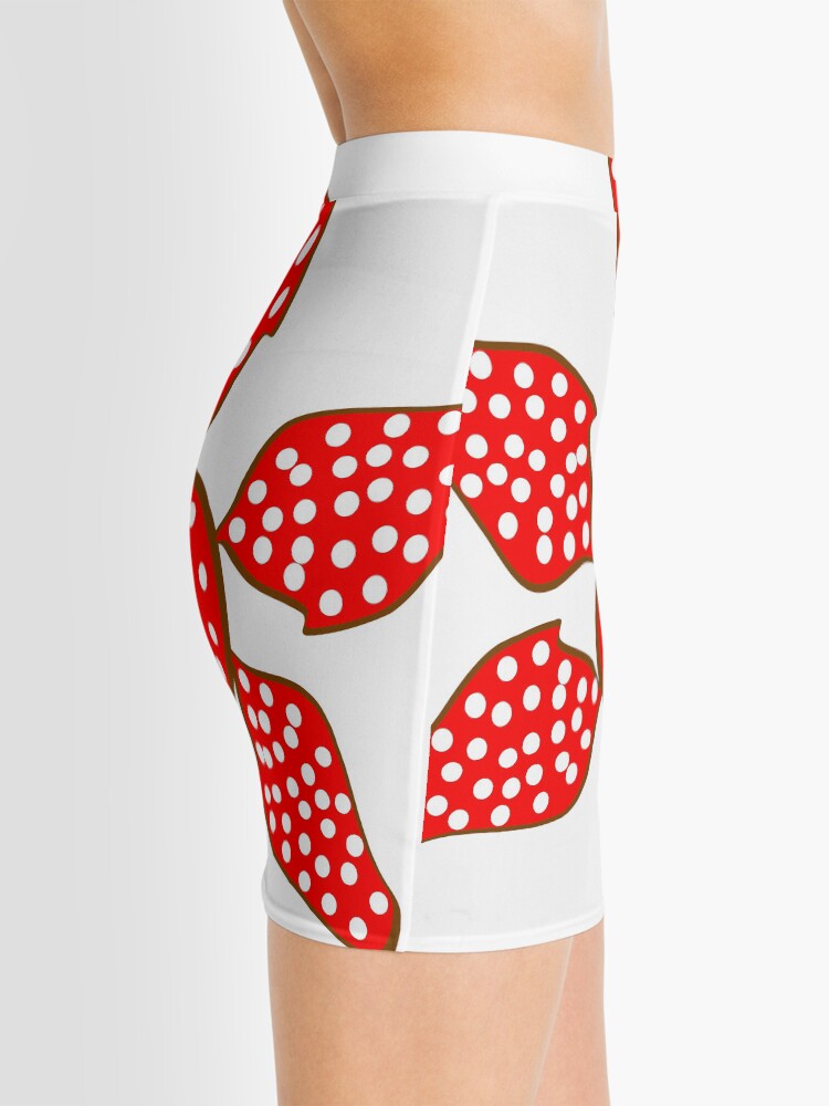 Thumbnail 2 of 4, Mini Skirt, Creepy Toothy Demogorgon Face designed and sold by Dog-Lover45.