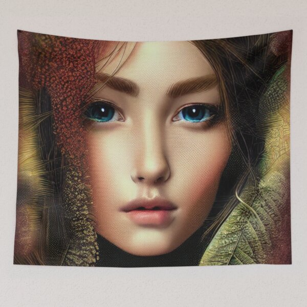 Item preview, Art Girl Digital Art Illustration designed and sold by I-Dream-Designs.