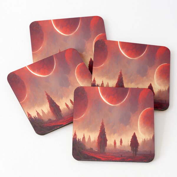 Item preview, Planet Warz - Red Forest - Field of Silkalek "Planet Corrupiss" designed and sold by Brazz Official.