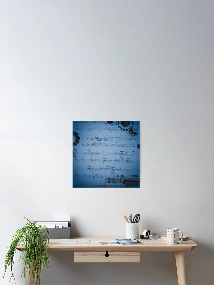 Thumbnail 2 of 3, Poster, Musical notes script designed and sold by Graphics By Craig.
