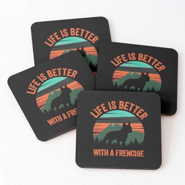 Item preview, Life Is Better With A Frenchie Vintage Dog Gift  designed and sold by Guarddogdrive.