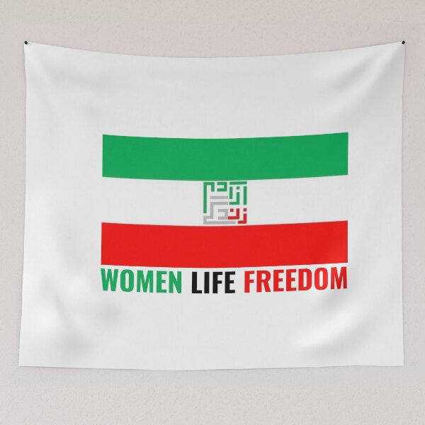Item preview, zan zendegi azadi flag designed and sold by StoreGoHard.