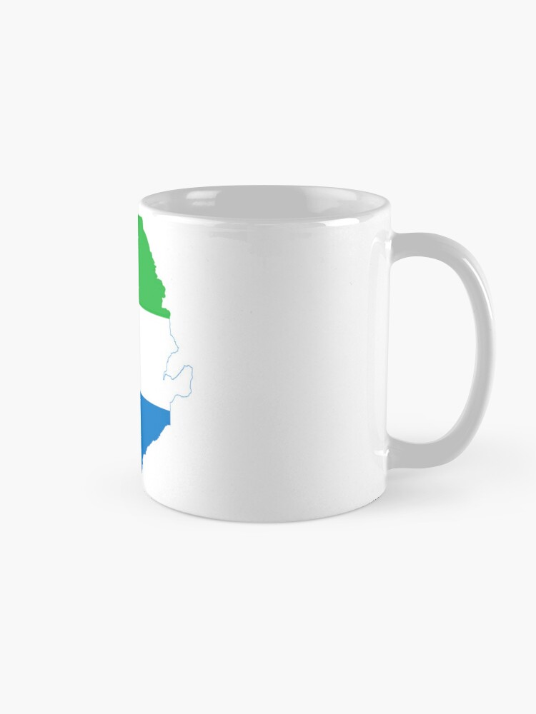 Discover Flag map of Sierra Leone Coffee Mugs