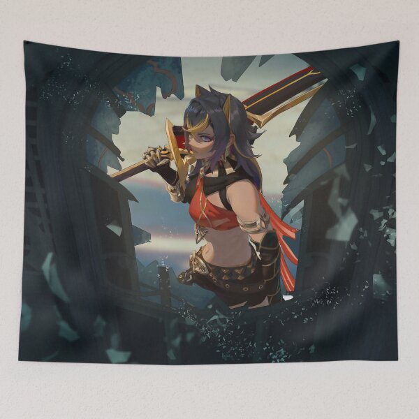 Item preview, Flame Mane Dehya Genshin Impact designed and sold by genshinwaifus.