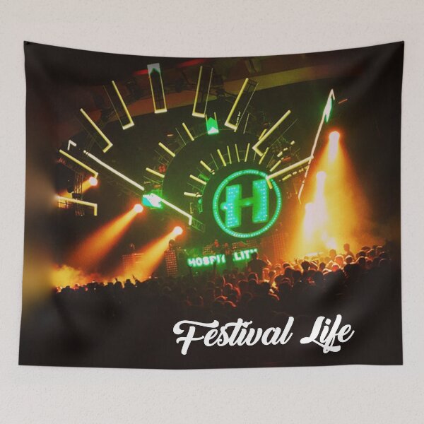 Item preview, Festival life graphic tee 09 designed and sold by krygon.