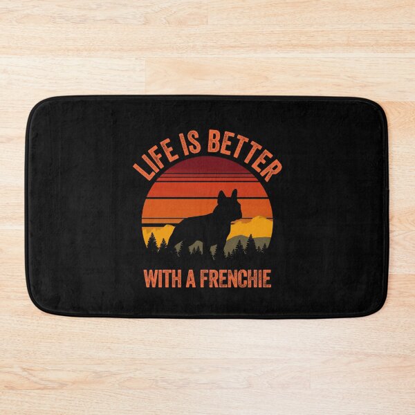 Item preview, Life Is Better With A Frenchie Vintage Sunset Dog Gift  designed and sold by Guarddogdrive.