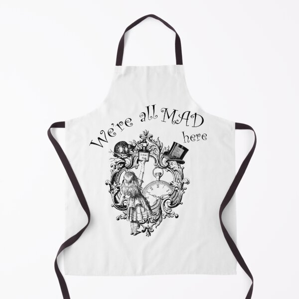 Item preview, Alice in Wonderland Quote - "We're All Mad Here" designed and sold by VicAndSteam.