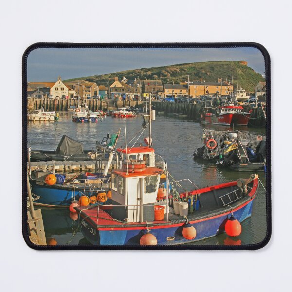 Item preview, Fishing Boats, West Bay, October 2022 designed and sold by RedHillDigital.