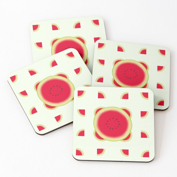 Item preview, Cute Watermelon Pattern with Big Watermelon designed and sold by TheFoxyWolfShop.