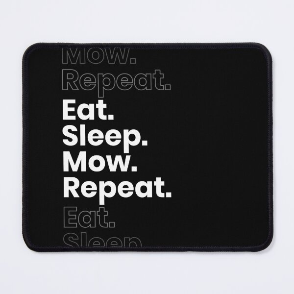 Item preview, Eat Sleep Mow Repeat - Lawn Mower designed and sold by Design Raptor.