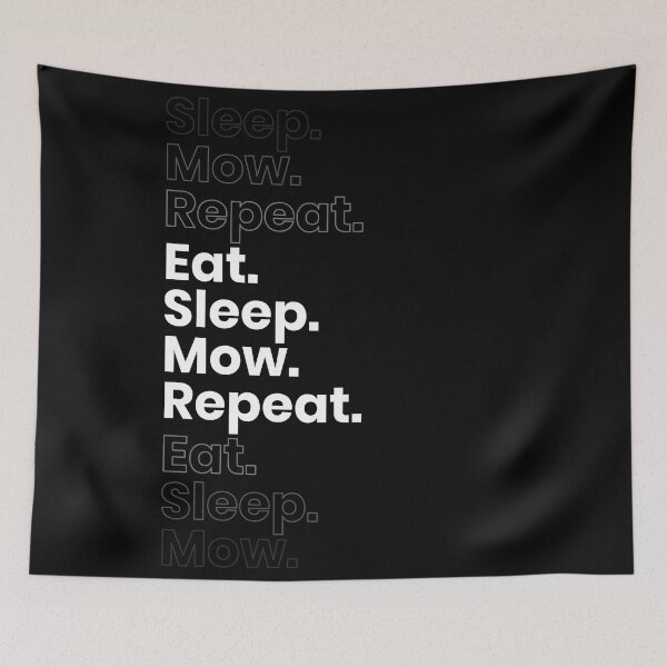 Item preview, Eat Sleep Mow Repeat - Lawn Mower designed and sold by Design Raptor.