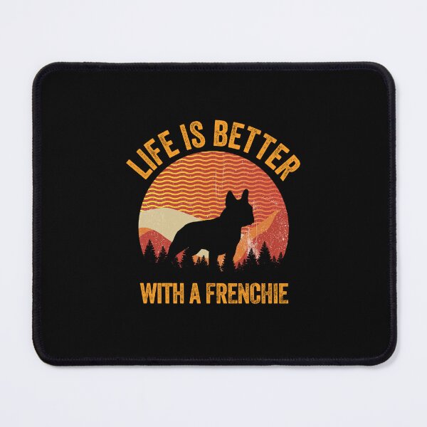 Item preview, Life Is Better With A Frenchie Vintage Distressed Dog Gift designed and sold by Guarddogdrive.